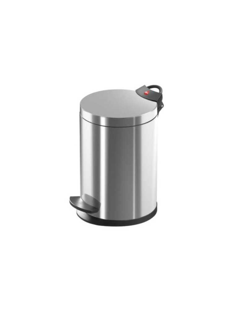 Cubo con pedal HAILO 4 l. inoxidable antihuella 704-034