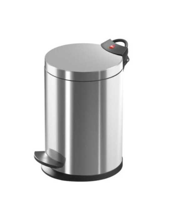 Cubo con pedal HAILO 4 l. inoxidable antihuella 704-034