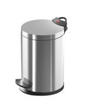 Cubo con pedal HAILO 4 l. inoxidable antihuella 704-034