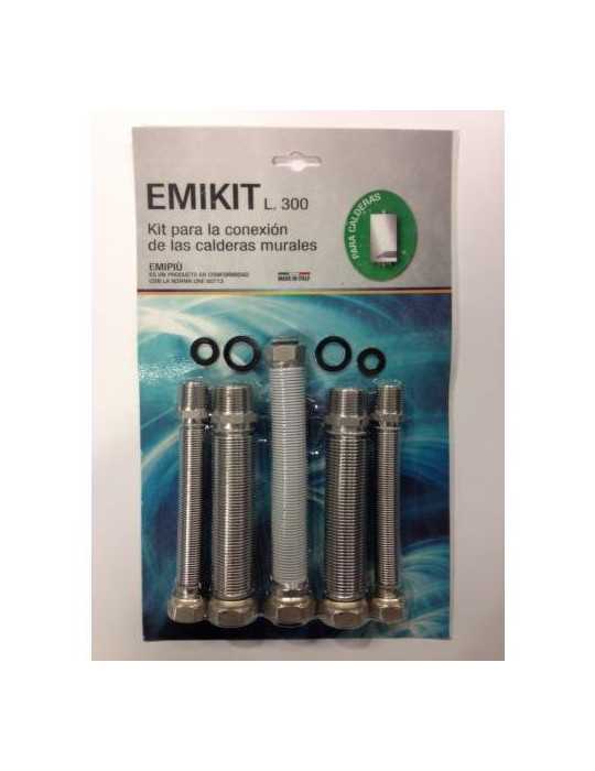 Kit conexión VACUFLEX espirometalico calentadores/calderas