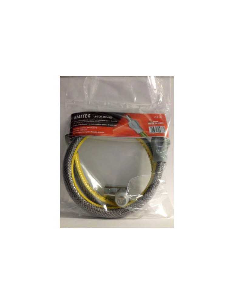 Kit conexión VACUFLEX gas natural cocina 1m. con valvula