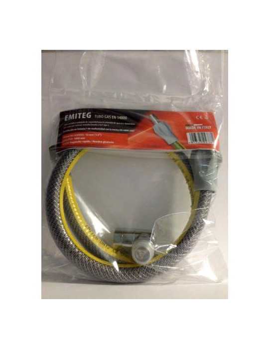 Kit conexión VACUFLEX gas natural cocina 1m. con valvula