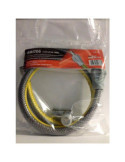 Kit conexión VACUFLEX gas natural cocina 1m. con valvula