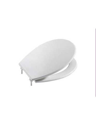 Asiento baño ROCA Victoria blanco con bisagras nylon