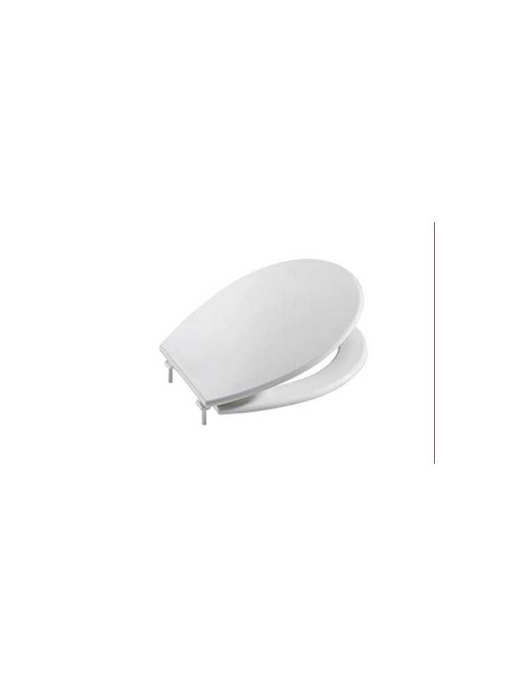 Asiento baño ROCA Victoria blanco con bisagras nylon