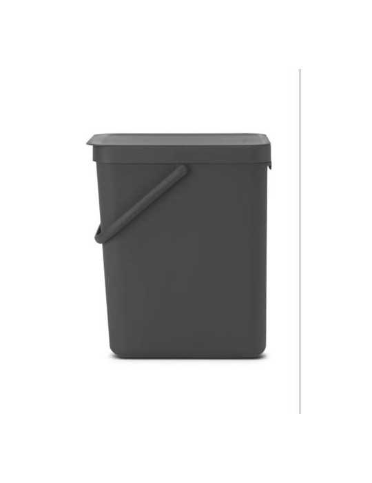Cubo BRABANTIA Sort & Go 25l. gris 129940