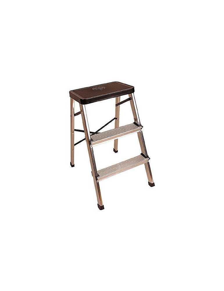 Taburete aluminio ROLSER M-3 MT/3001 negro