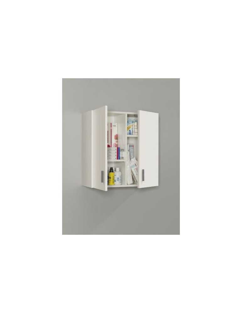 Armario FORES BRICO multiusos colgar 2 puertas blanco 005148O