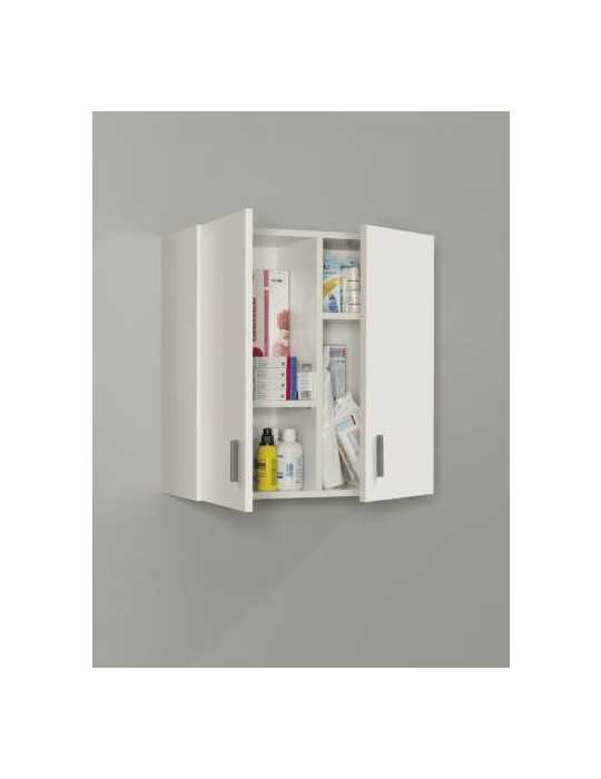 Armario FORES BRICO multiusos colgar 2 puertas blanco 005148O