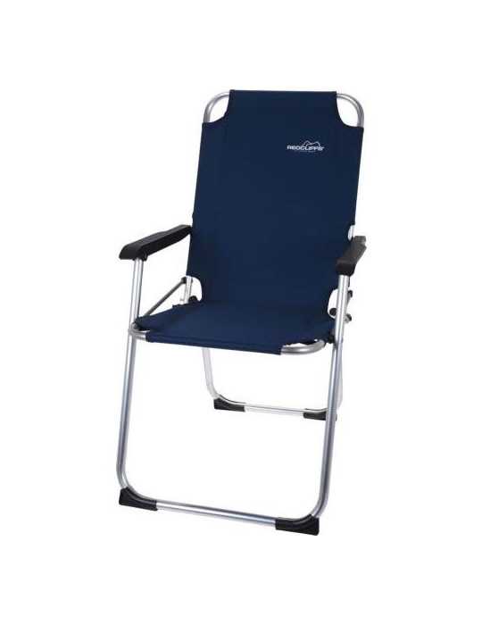 Silla aluminio poliester azul 51x54x90cm x44000070