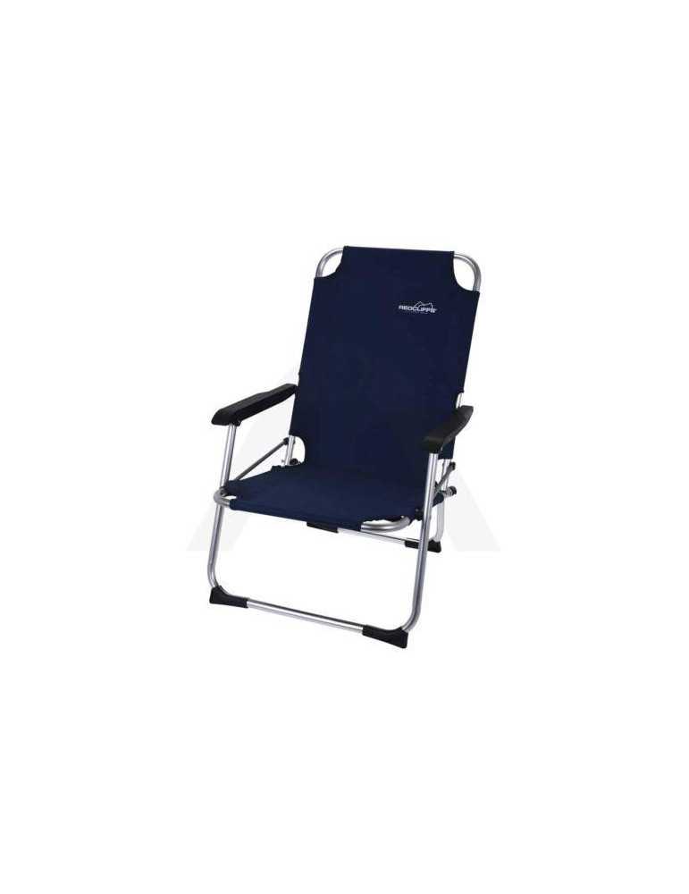 Silla plegable aluminio/poliester azul X44000090