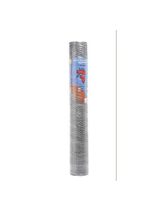 Rollo triple torsion galvanizada n 13 25x1m