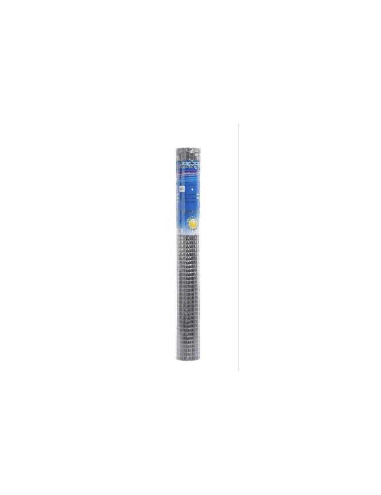 Rollo malla soldada galvanizada 6x6mm 1x10m