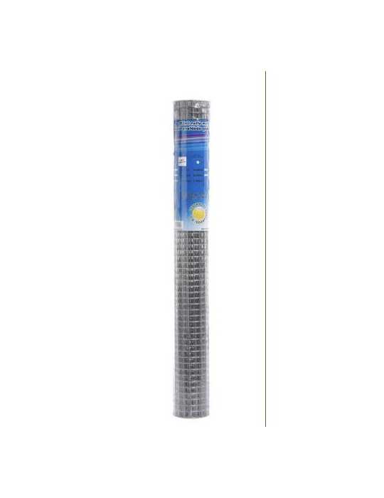 Rollo malla soldada galvanizada 19x19mm 1x10m