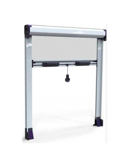 Kit mosquitera HEYAC enrollable vertical 100x150 blanca