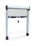 Kit mosquitera HEYAC enrollable vertical 160x150 blanca