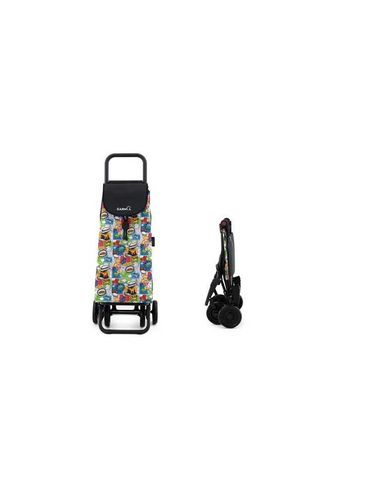 Carro compra GARMOL G4P tbo estampado 55l. plegable