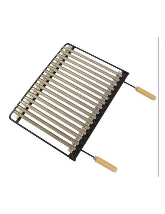 Parrilla barbacoa IMEX EL ZORRO inox. 66x41cm. 71613
