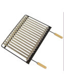 Parrilla barbacoa IMEX EL ZORRO inox. 66x41cm. 71613