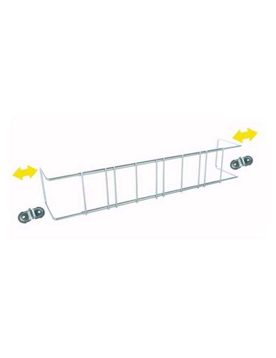 Soporte ventana SAUVIC extensible 150cm. gris 3510