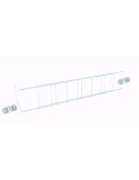 Soporte ventana SAUVIC extensible 150 cm. blanco 3516