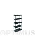 Estanteria resina JOBGAR 4080/5c. 5 estantes resina negra 1002694