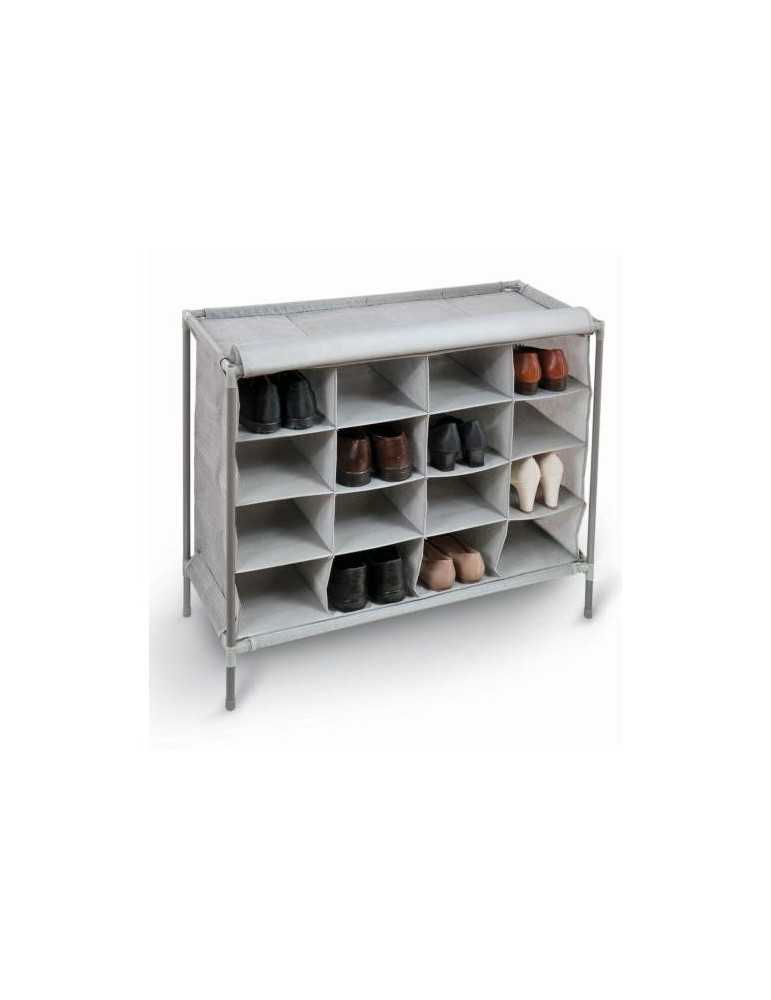 Zapatero JOBGAR 16 compartimentos funda tela. gris.905095