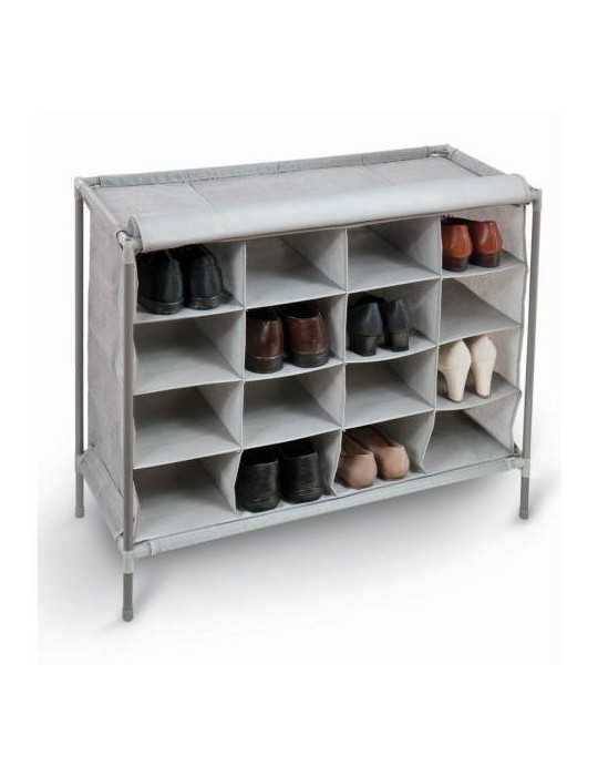 Zapatero JOBGAR 16 compartimentos funda tela. gris.905095