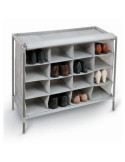 Zapatero JOBGAR 16 compartimentos funda tela. gris.905095