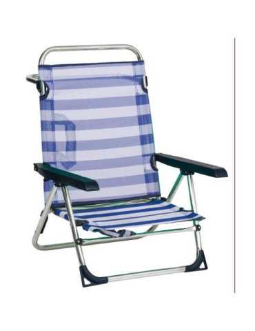 Silla playa ALCO Fibreline con asa aluminio 606ALF-56