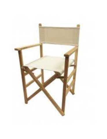 Sillon director ARANAZ lona color crudo 1002