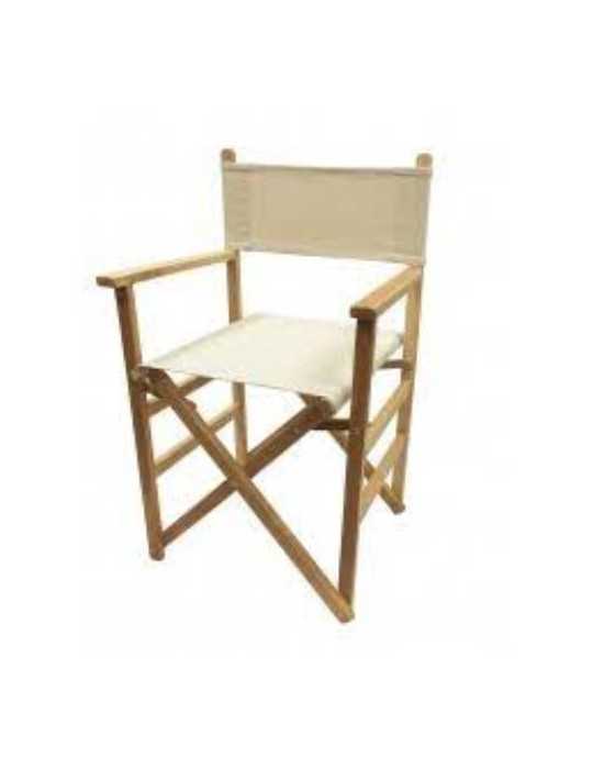 Sillon director ARANAZ lona color crudo 1002