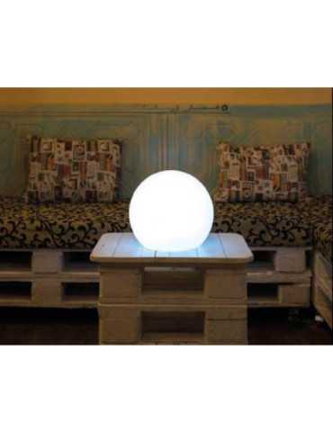 Lámpara bola luna INEPLAS 30cm luz led LUNL30NE