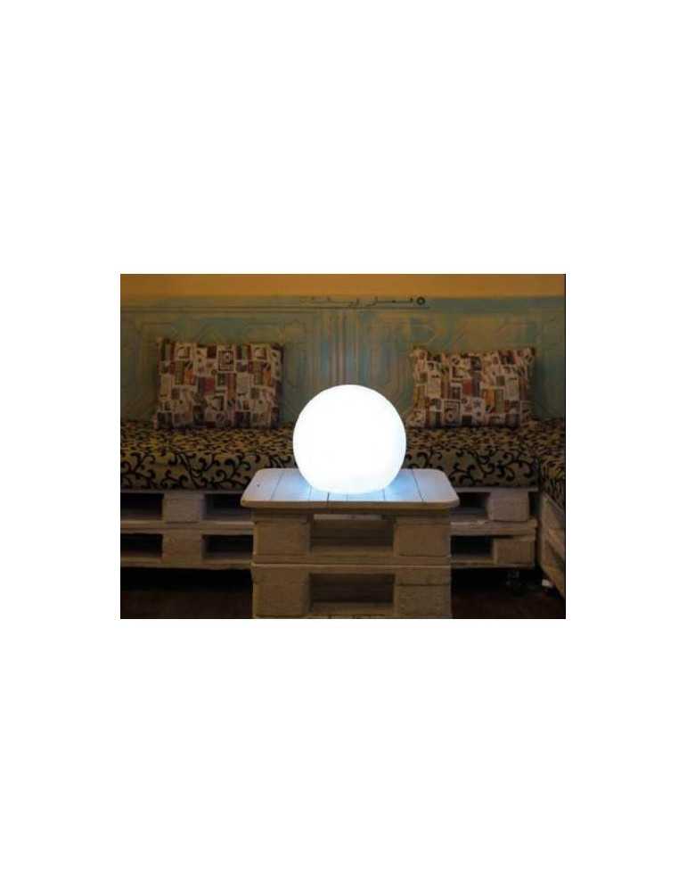 Lámpara bola luna INEPLAS 30cm luz led LUNL30NE