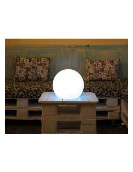 Lámpara bola luna INEPLAS 30cm luz led LUNL30NE