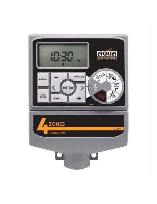 Programador DRIP&FRESH electronico 4 estaciones Aqua Control