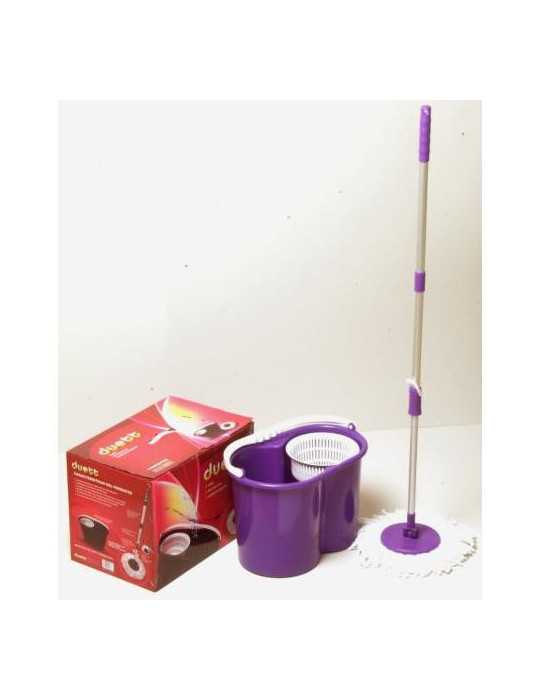 Fregona mas cubo DUETT escurridor morado 900MO