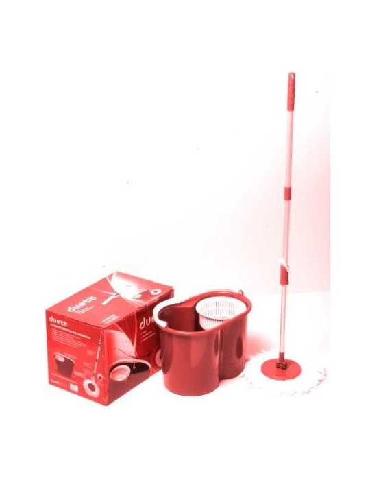 Fregona mas cubo DUETT escurridor rojo 900RJ