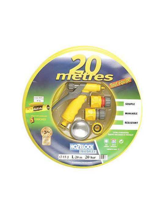 Manguera HOZELOCK 25 m. Tricoflex amarilla 15x19