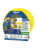 Manguera HOZELOCK 15 m. Super Tricoflex amarillo 15 mm. kit