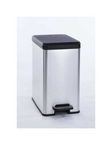 Cubo con pedal KETER 25 l. Slim Bin plata 213300