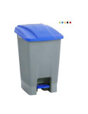 Papelera con pedal MAYA ruedas 70l. negro 4309