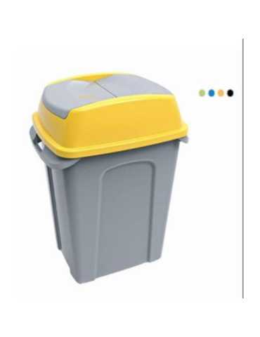 Contenedor con tapa MAYA basculante 70l. verde 4326