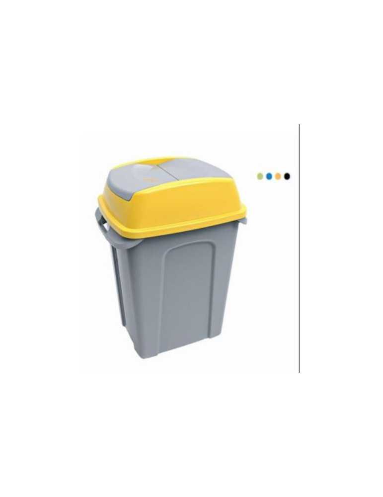Contenedor con tapa MAYA basculante 70l. verde 4326