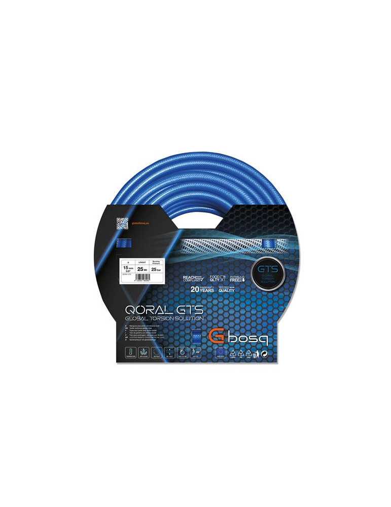Manguera FABOTEX con refuerzo 19mmx25m. Qoral GTS azul 96048