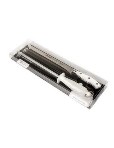 Set cuchillo ARCOS jamonero + chaira serie riviera 852000