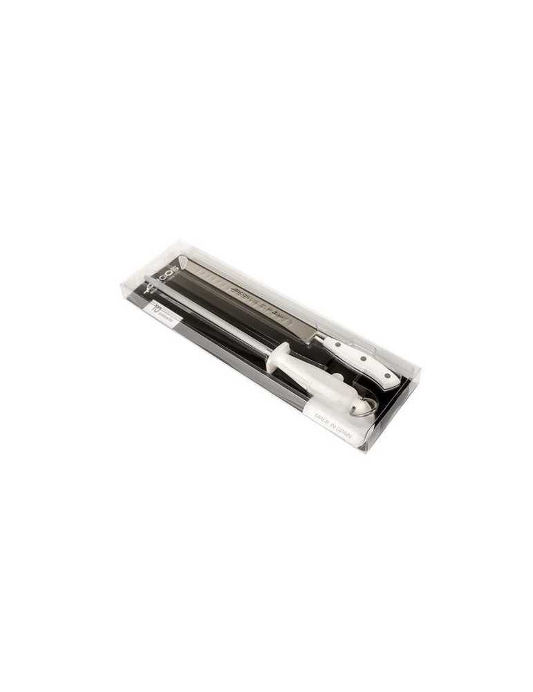 Set cuchillo ARCOS jamonero + chaira serie riviera 852000