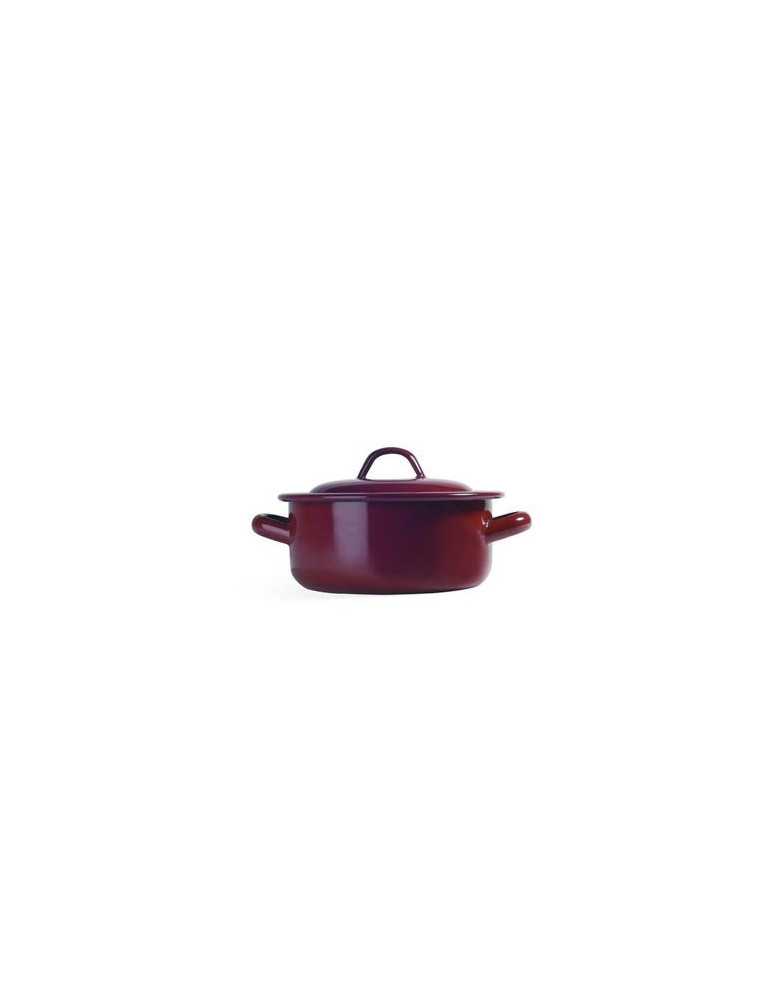 Cacerola con tapa LA ESTRELLA 34 cm. teja 160134
