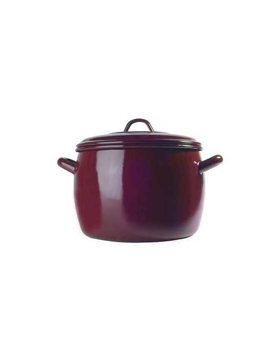 Olla abombada LA ESTRELLA 28 cm. teja 160828