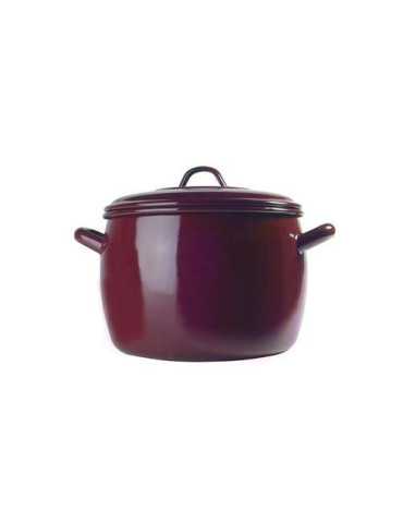 Olla abombada LA ESTRELLA 30 cm. teja 160830